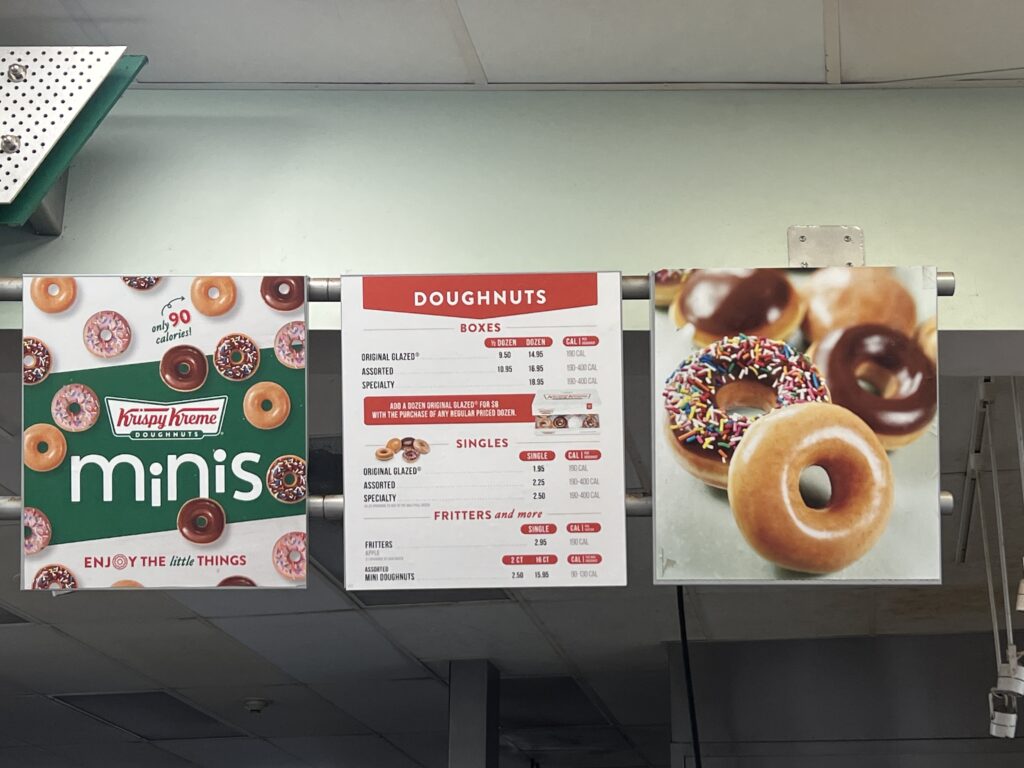 donut menu