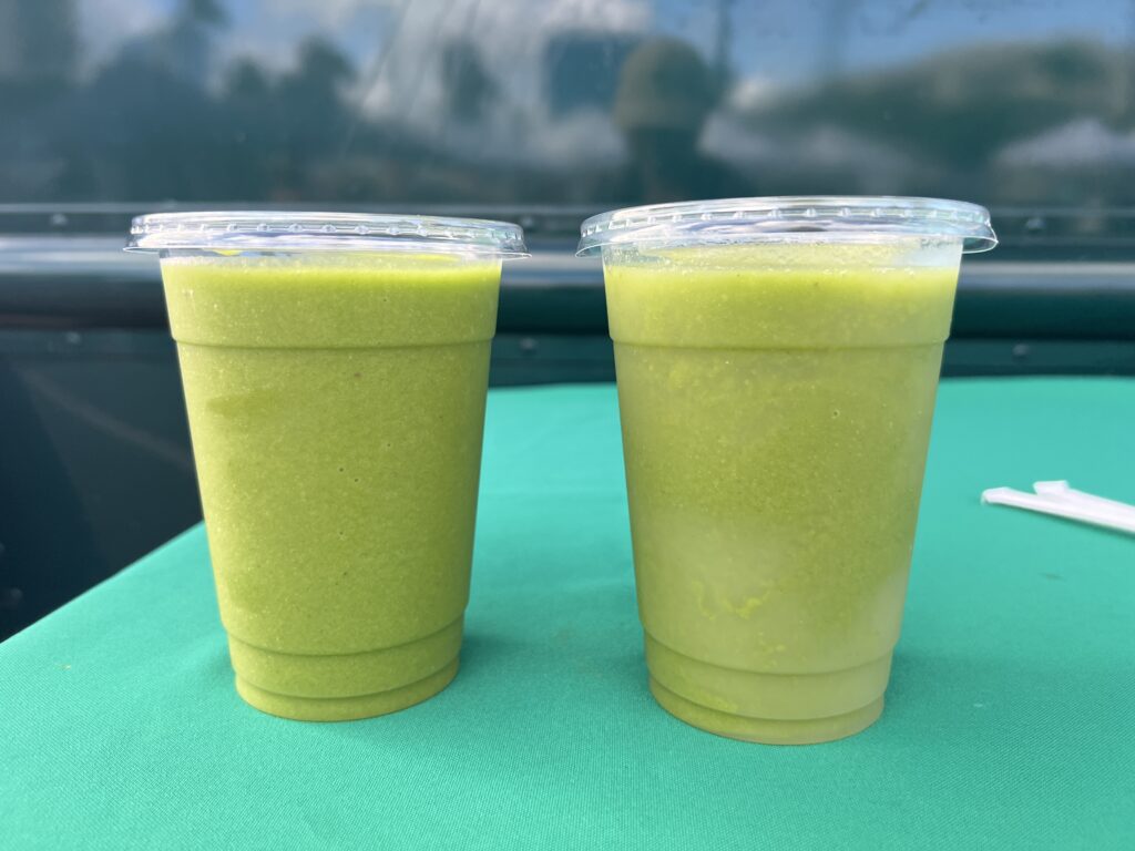 2 cups of smoothie